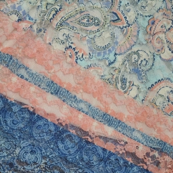 Love Reign Pink and Blue Paisley Kids Dress - Picture 5 of 5